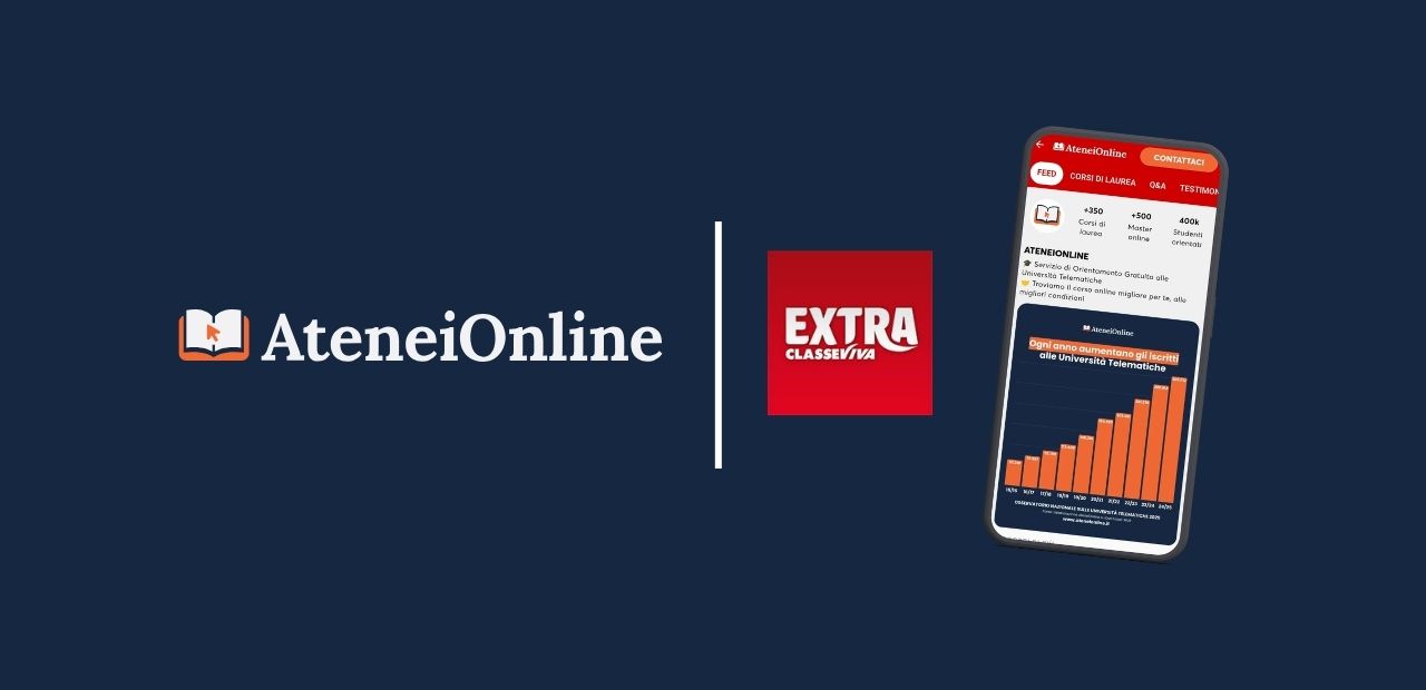 AteneiOnline e ClasseViva EXTRA: nasce la collaborazione per guidare gli studenti verso l’Università